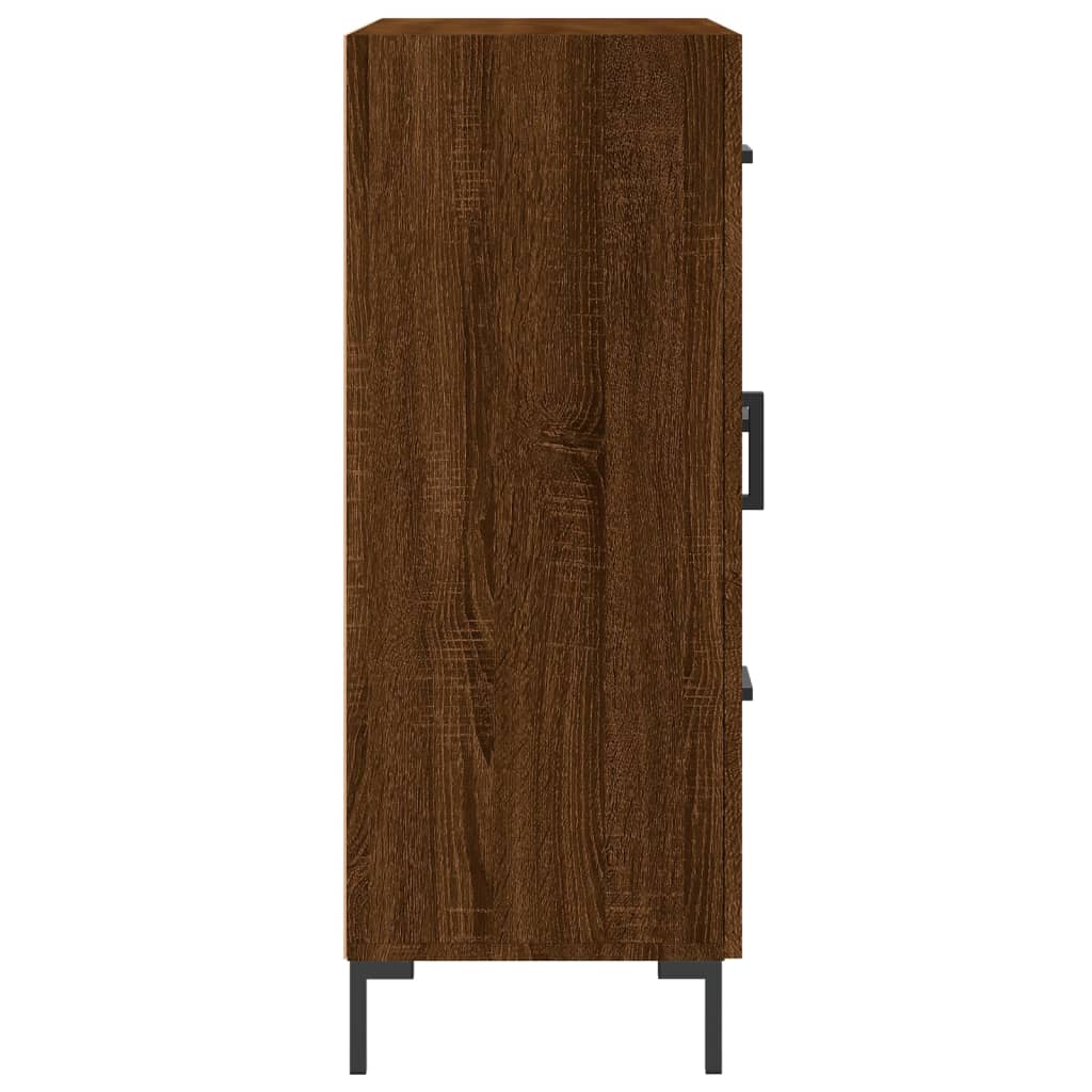 Brown Eiche Buffet 69.5x34x90 cm Ingenieurholz Holz