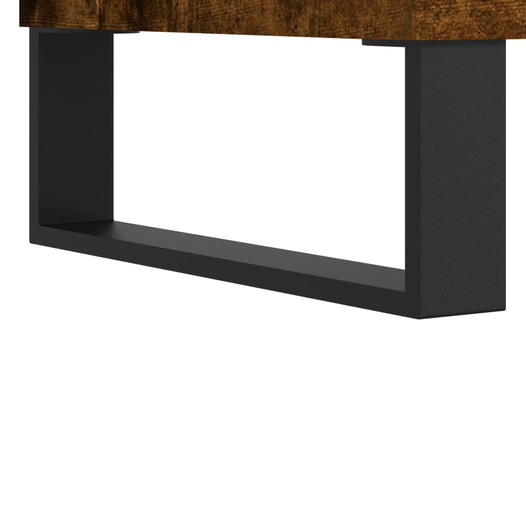 Smoked oak buffet 69.5x34x90 cm engineering wood