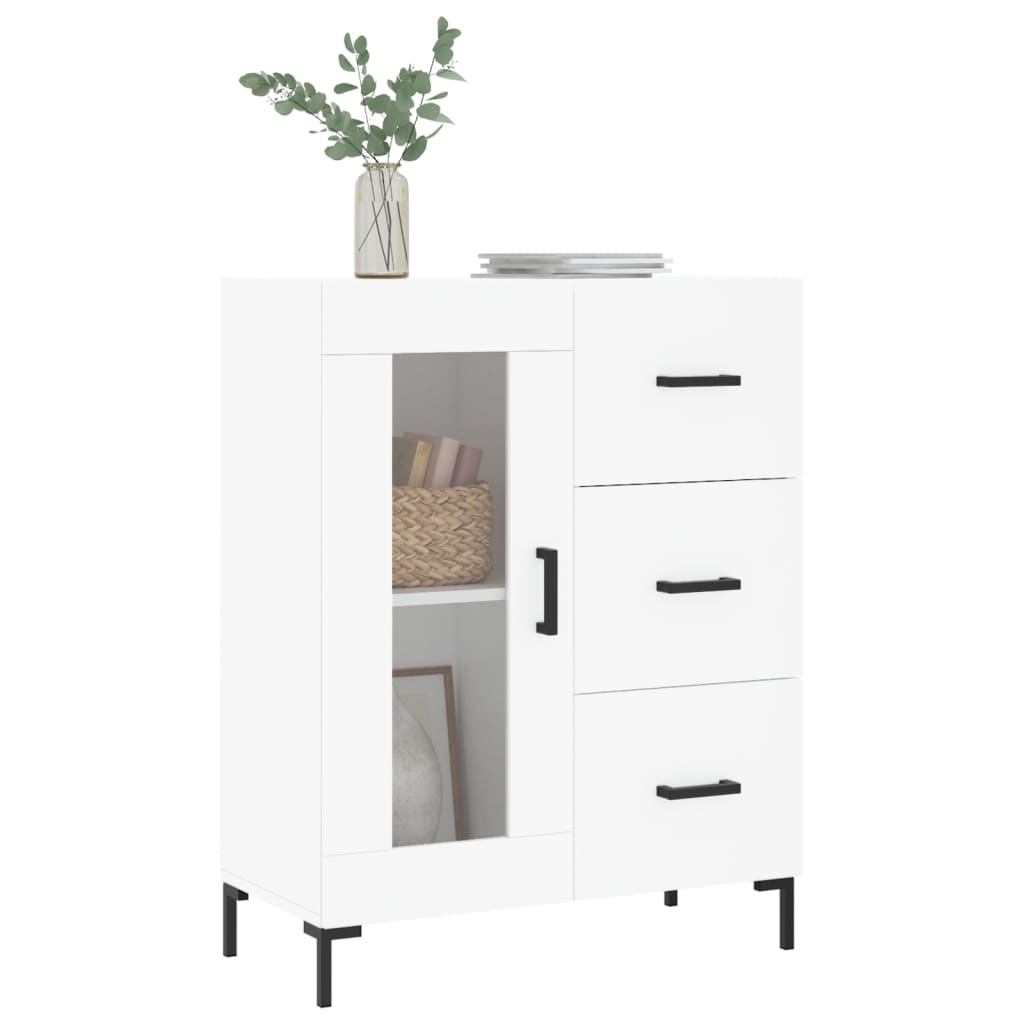 White buffet 69.5x34x90 cm Engineering wood