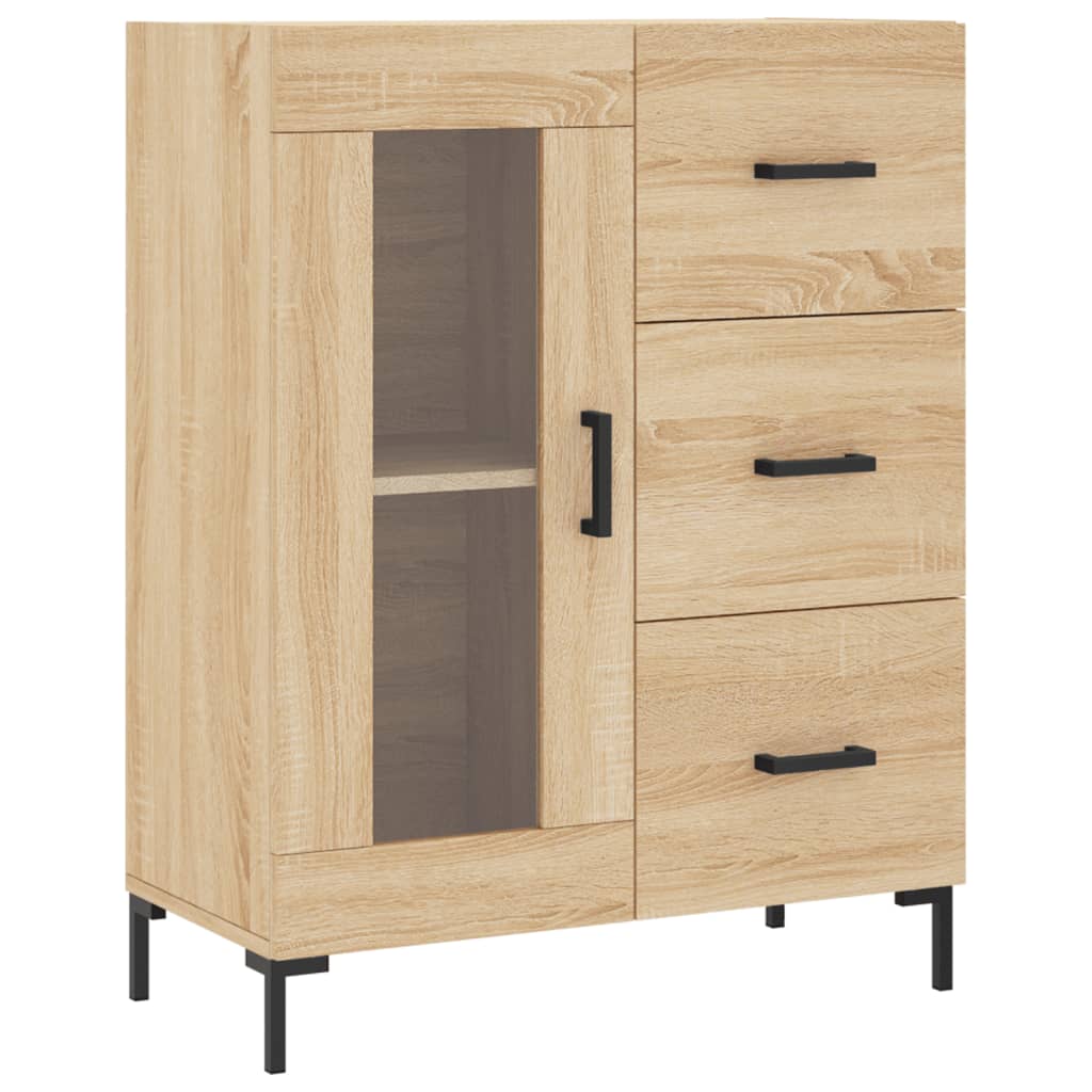 Sonoma Oak Buffet 69.5x34x90 cm Ingenieurholz Holz