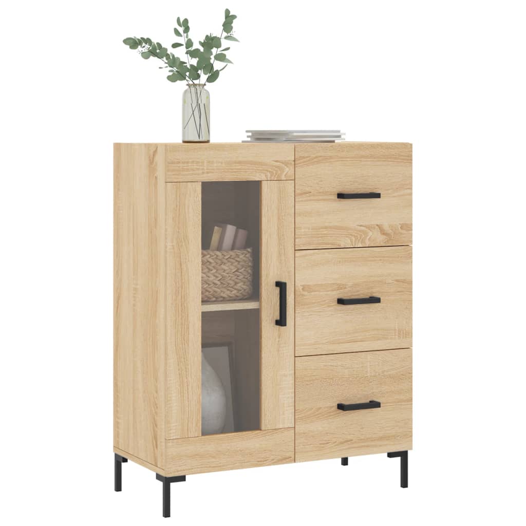 Sonoma Oak Buffet 69.5x34x90 cm Ingenieurholz Holz