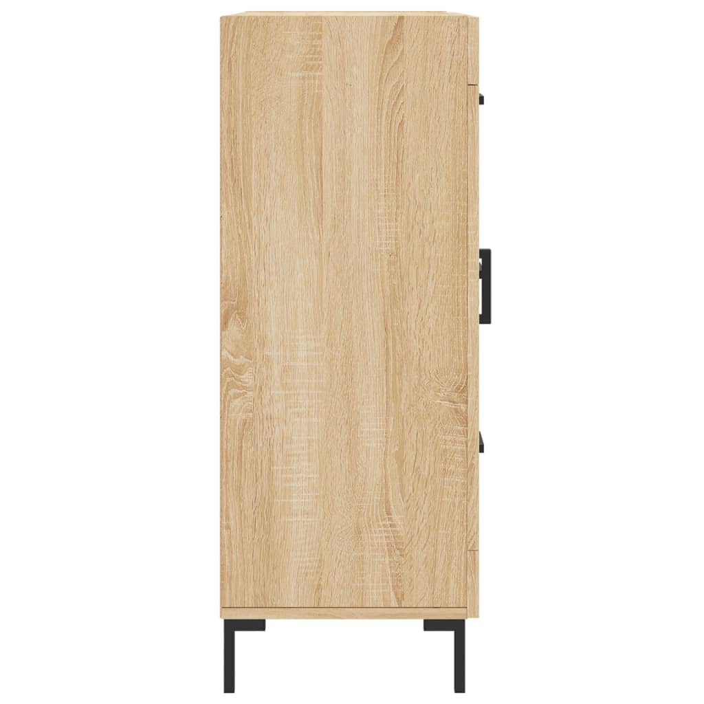 Buffet chêne sonoma 69,5x34x90 cm bois d'ingénierie