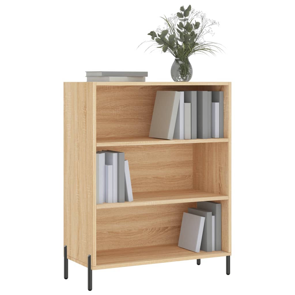 Sonoma oak shelves 69.5x32.5x90 cm wood engineering