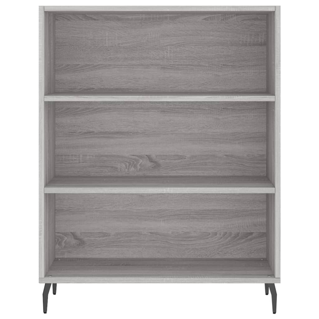 Sonoma Grey Regal Cabinet 69.5x32.5x90cm Ingenieurholz Holz