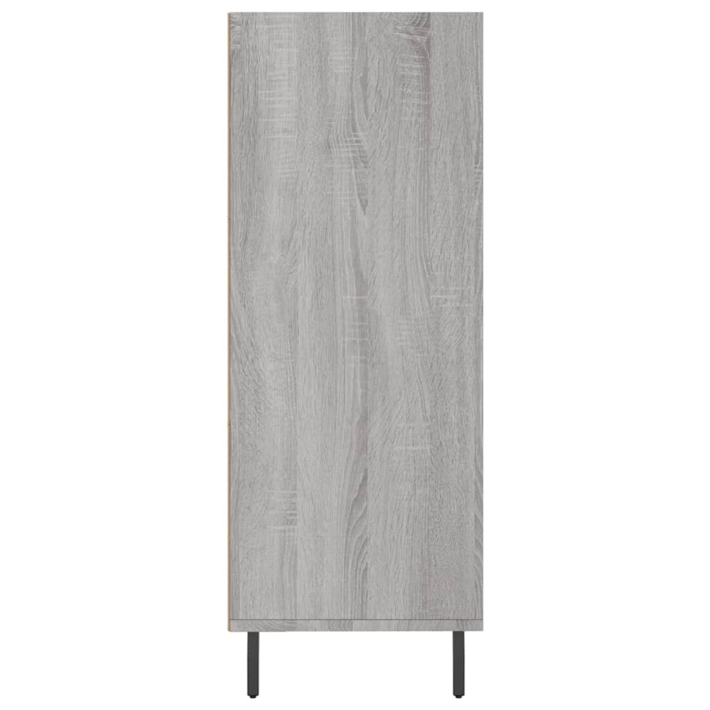 Sonoma Grey Regal Cabinet 69.5x32.5x90cm Ingenieurholz Holz