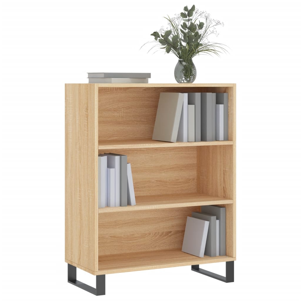 Sonoma oak shelves 69.5x32.5x90 cm wood engineering