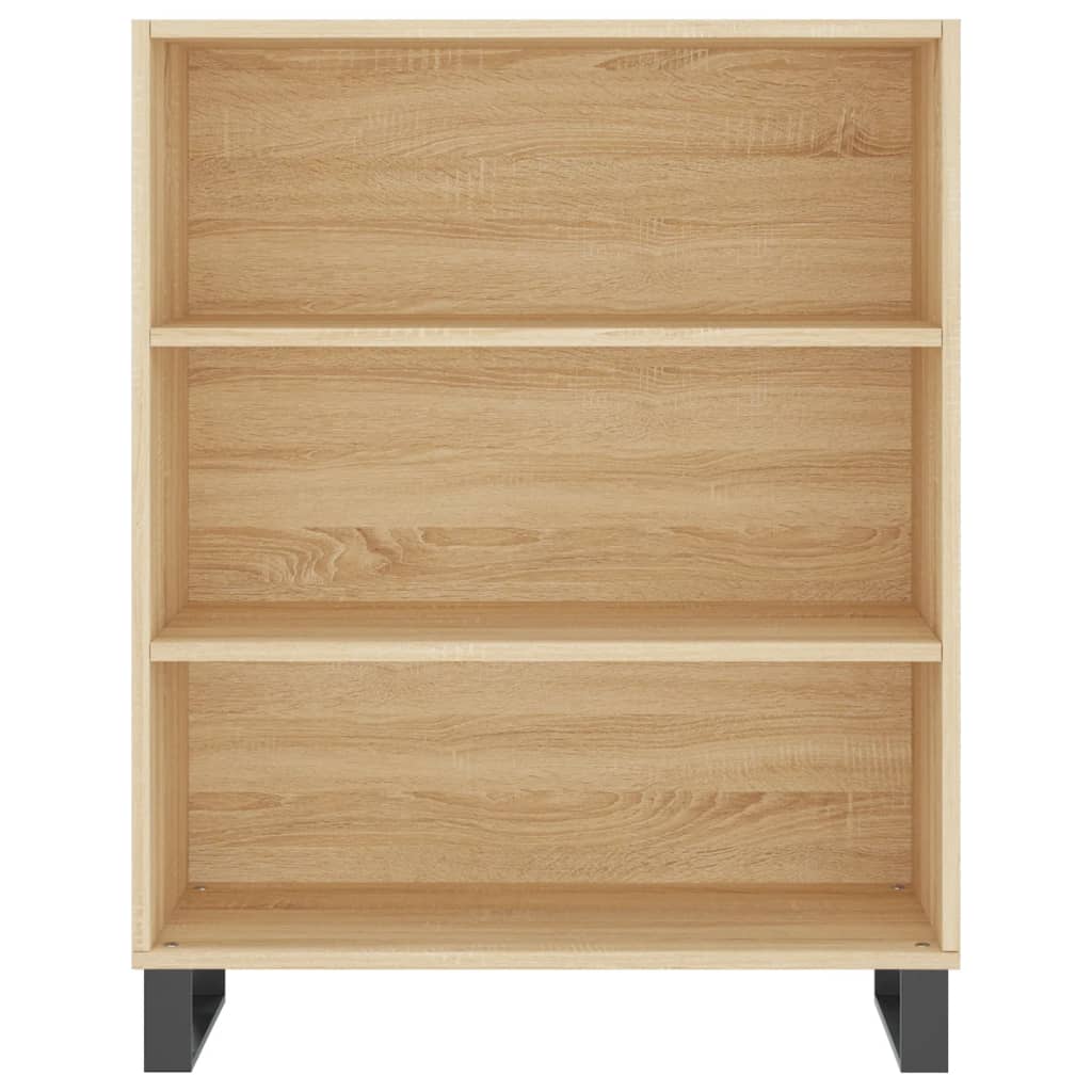 Sonoma oak shelves 69.5x32.5x90 cm wood engineering
