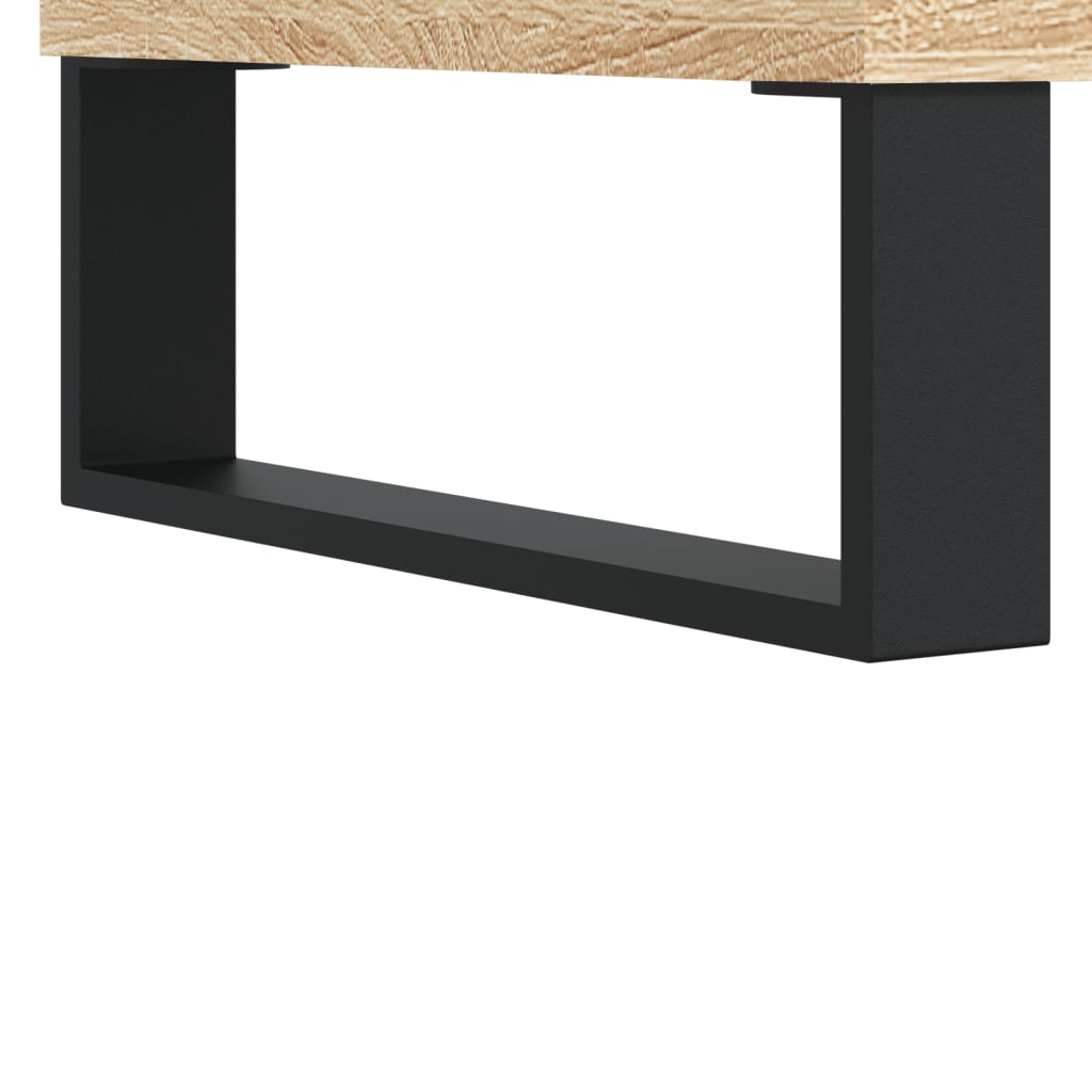 Sonoma oak shelves 69.5x32.5x90 cm wood engineering