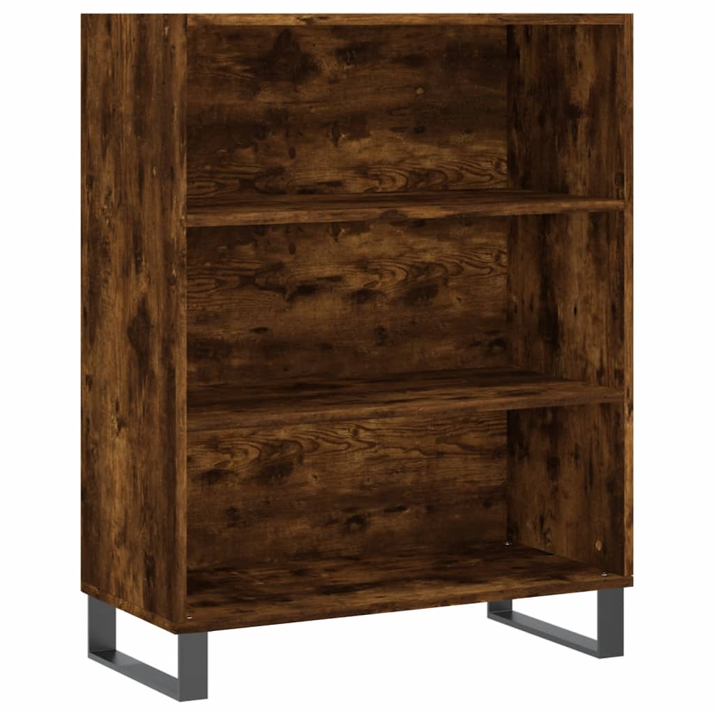 Smoked oak shelves 69.5x32.5x90 cm Engineering wood
