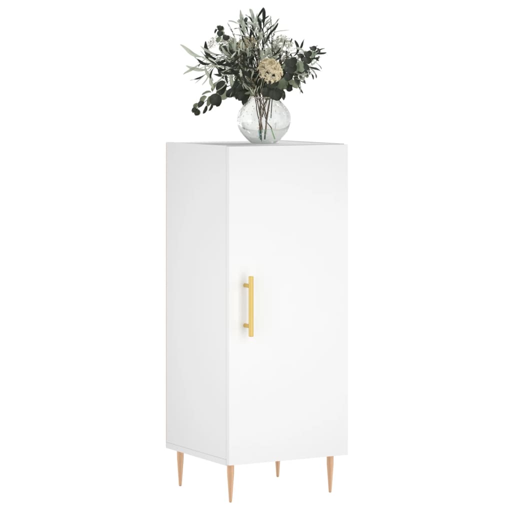 White buffet 34.5x34x90 cm engineering wood