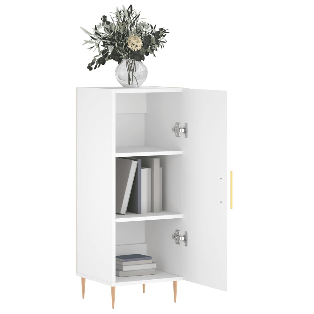 White buffet 34.5x34x90 cm engineering wood