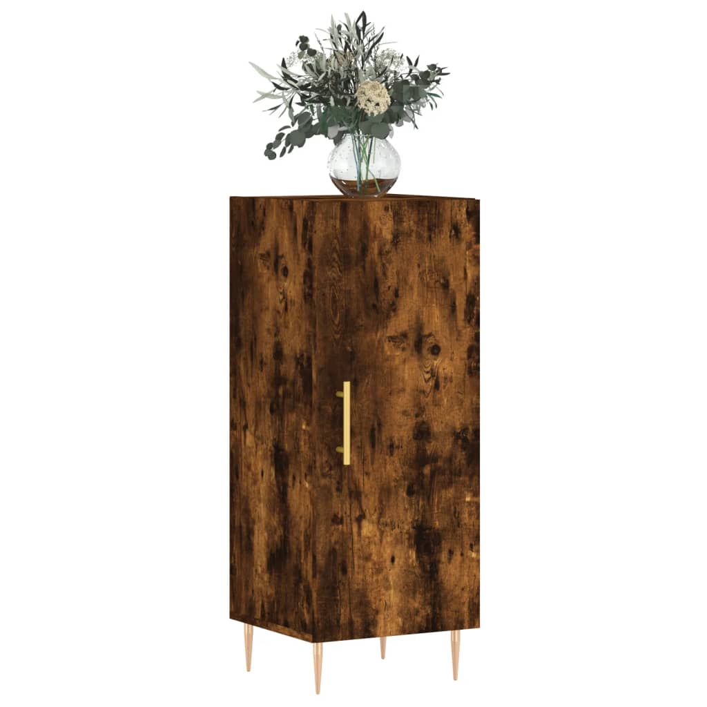 Smoked oak buffet 34.5x34x90 cm engineering wood