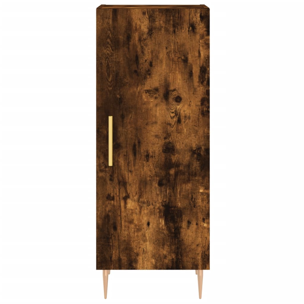 Buffet Chêne fumé 34,5x34x90 cm Bois d'ingénierie