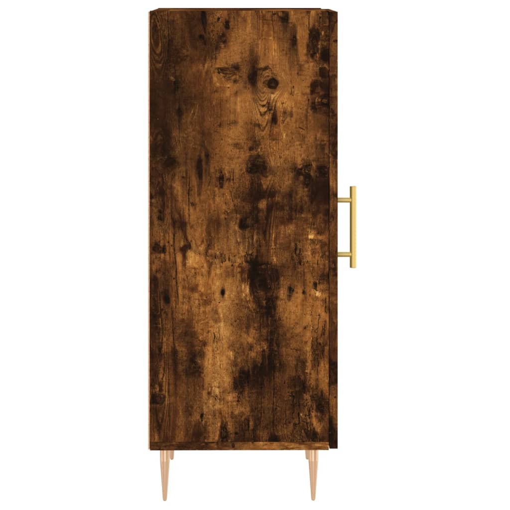 Buffet Chêne fumé 34,5x34x90 cm Bois d'ingénierie