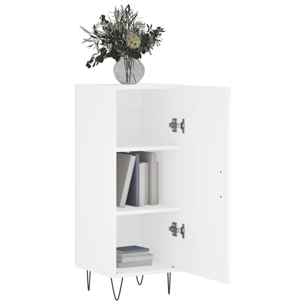 White buffet 34.5x34x90 cm engineering wood