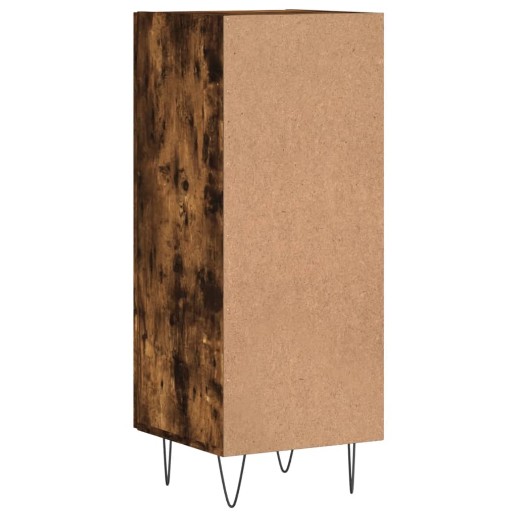 Credenza Rovere affumicato 34,5x34x90 cm MDF