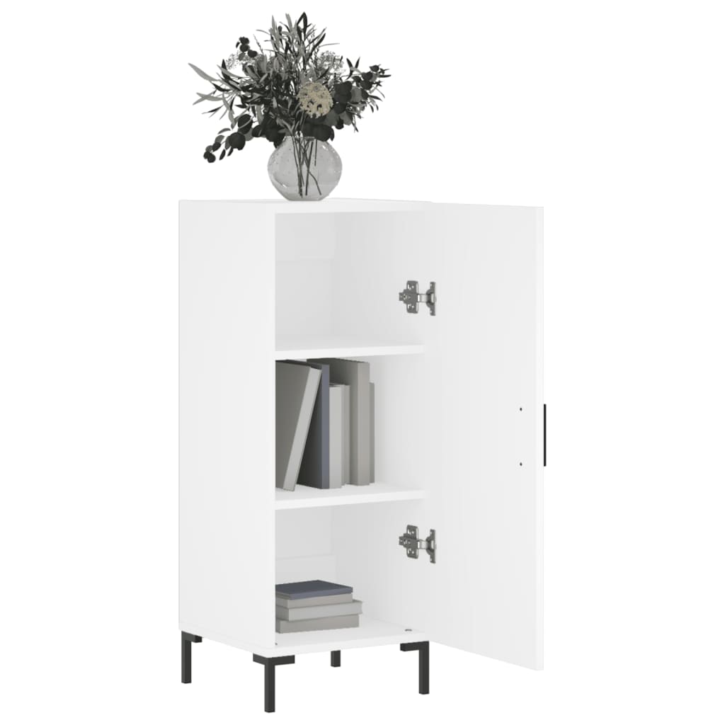 White buffet 34.5x34x90 cm engineering wood