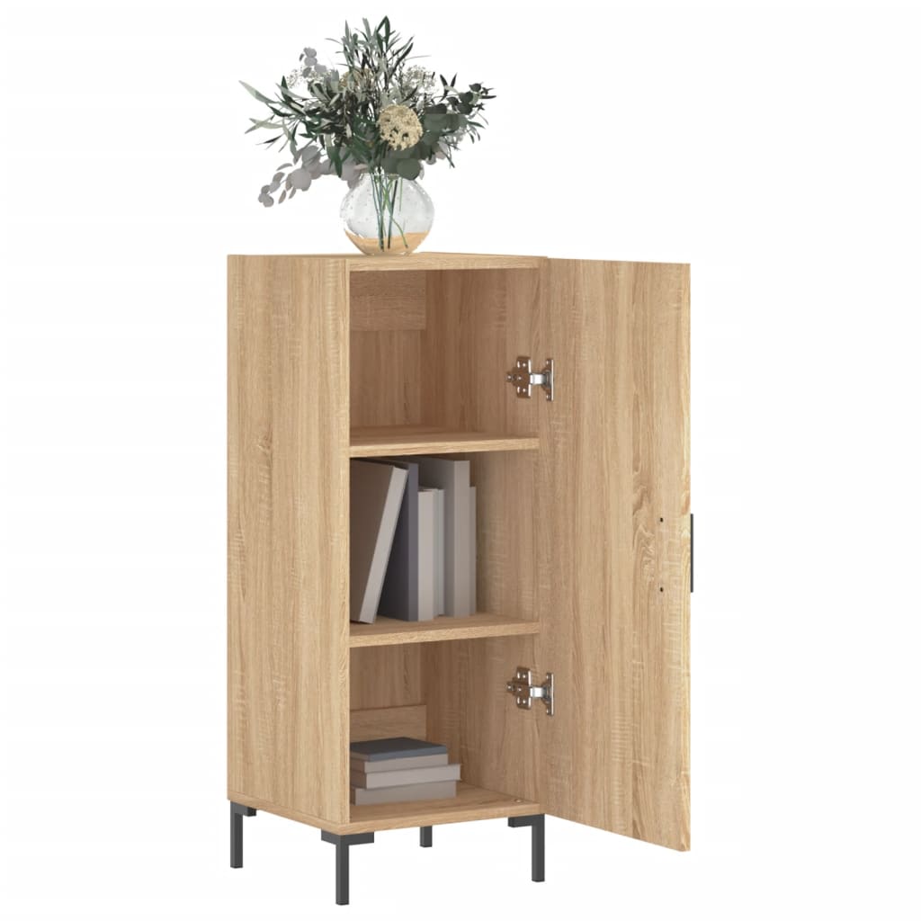 Buffet Chêne sonoma 34,5x34x90 cm Bois d'ingénierie