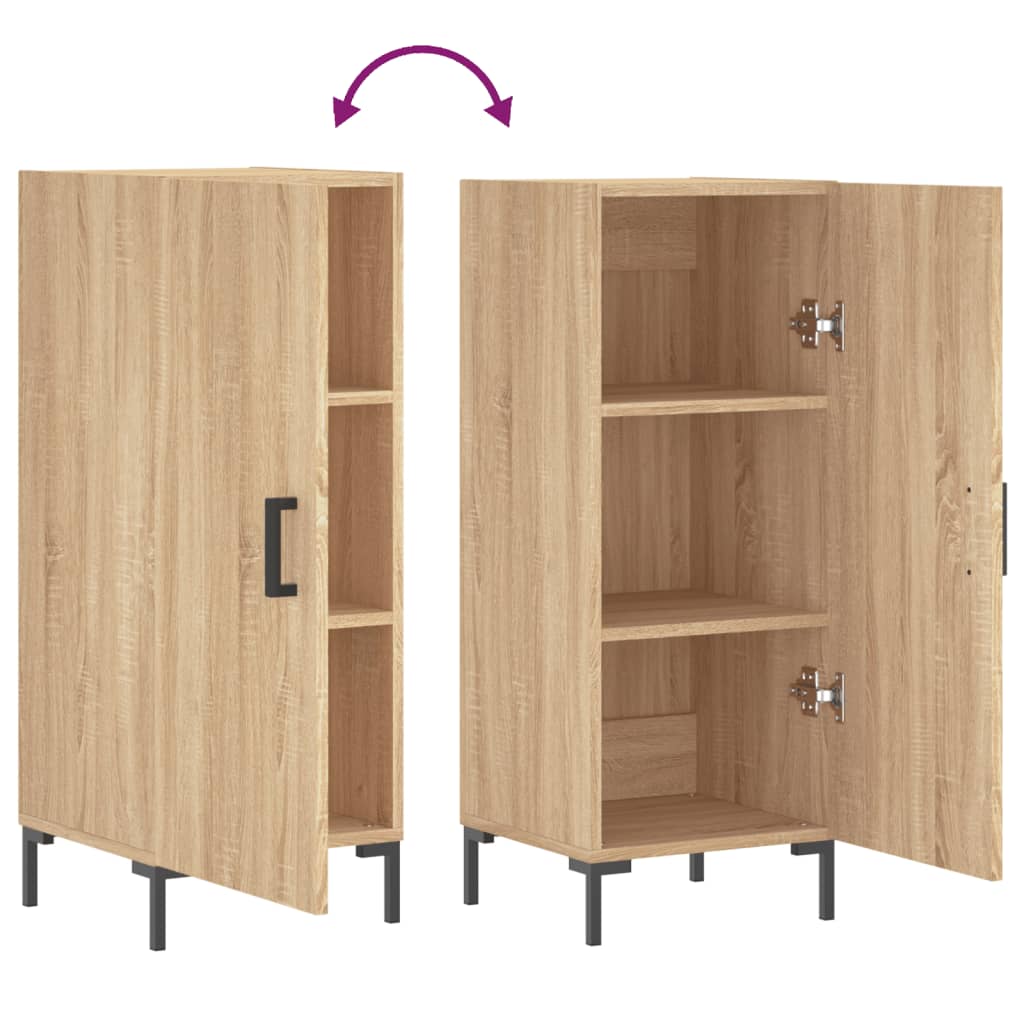 Buffet Chêne sonoma 34,5x34x90 cm Bois d'ingénierie