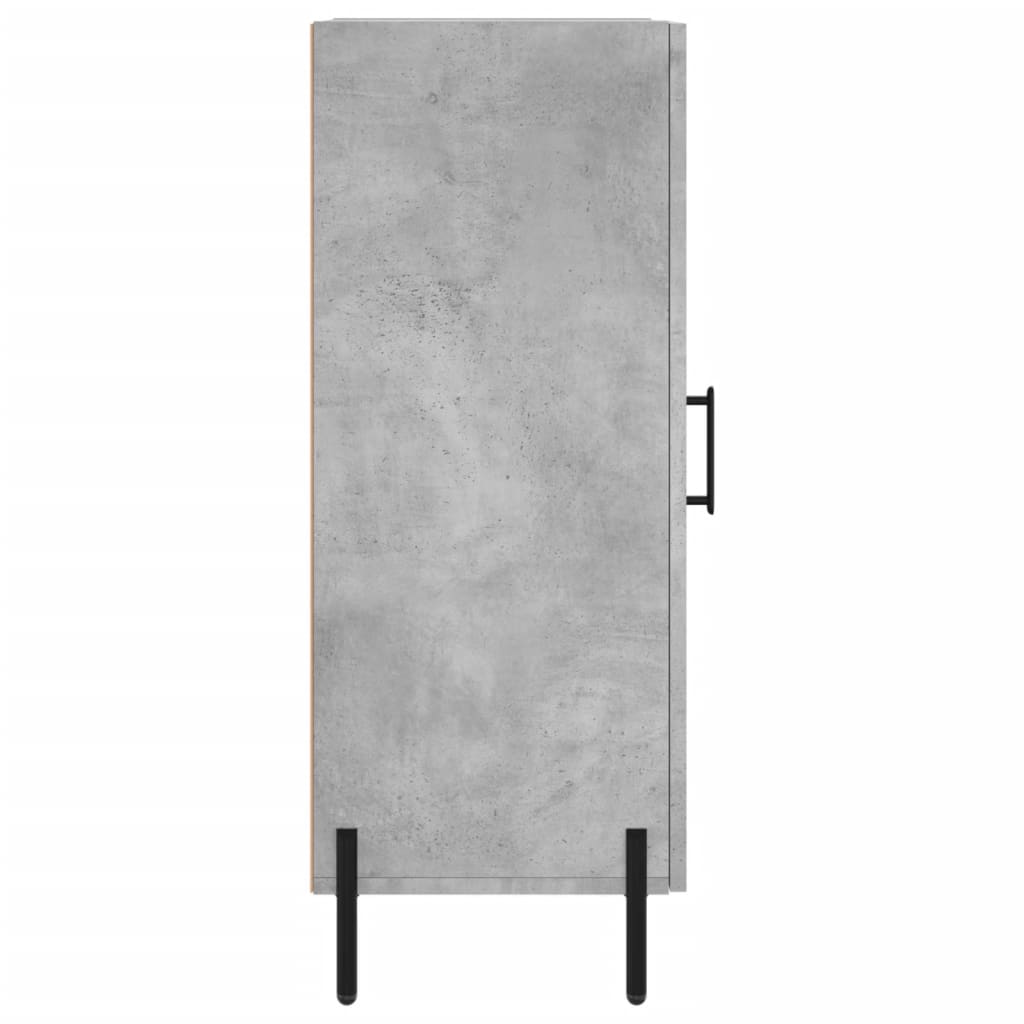 Credenza Grigio cemento 34,5x34x90 cm MDF