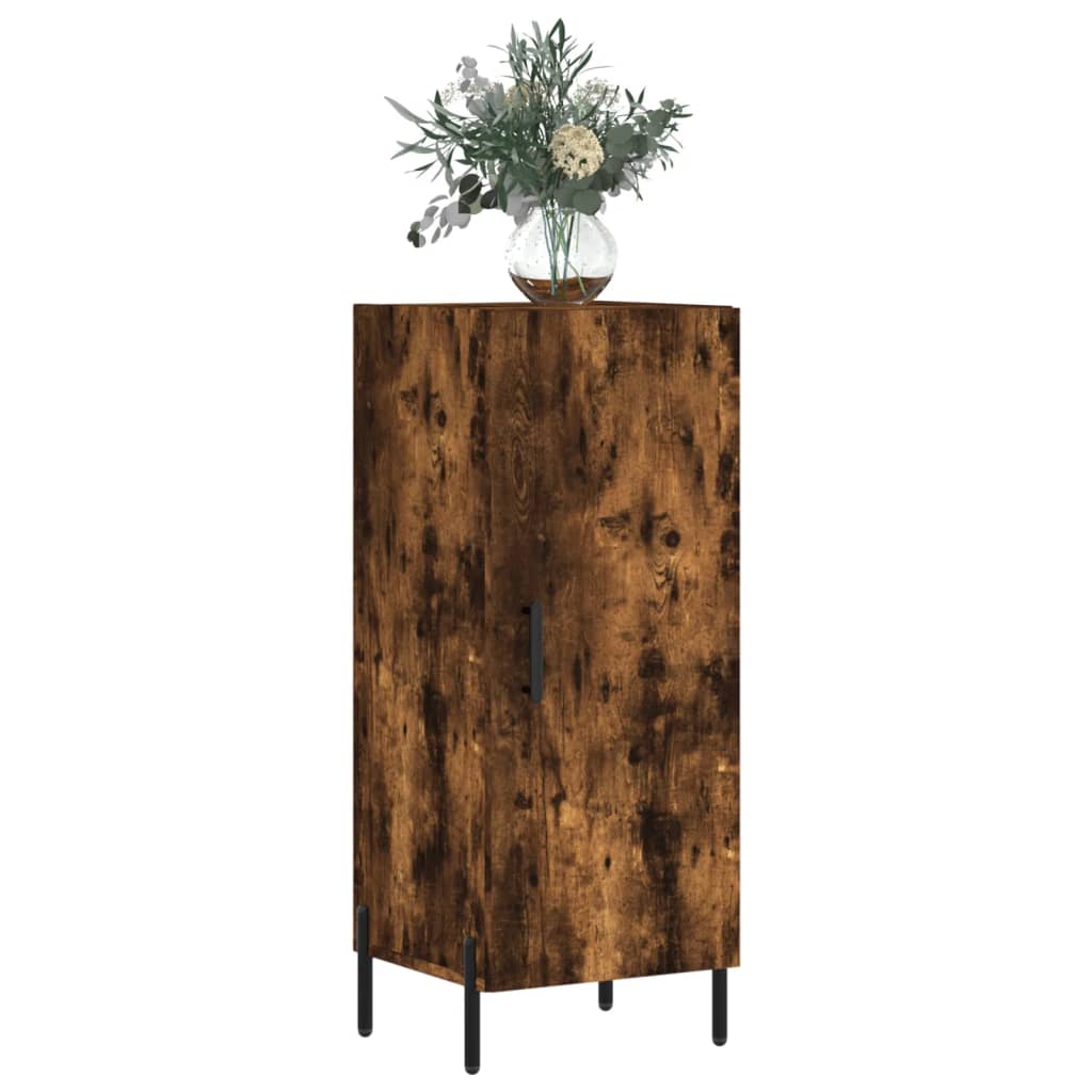 Buffet Chêne fumé 34,5x34x90 cm Bois d'ingénierie