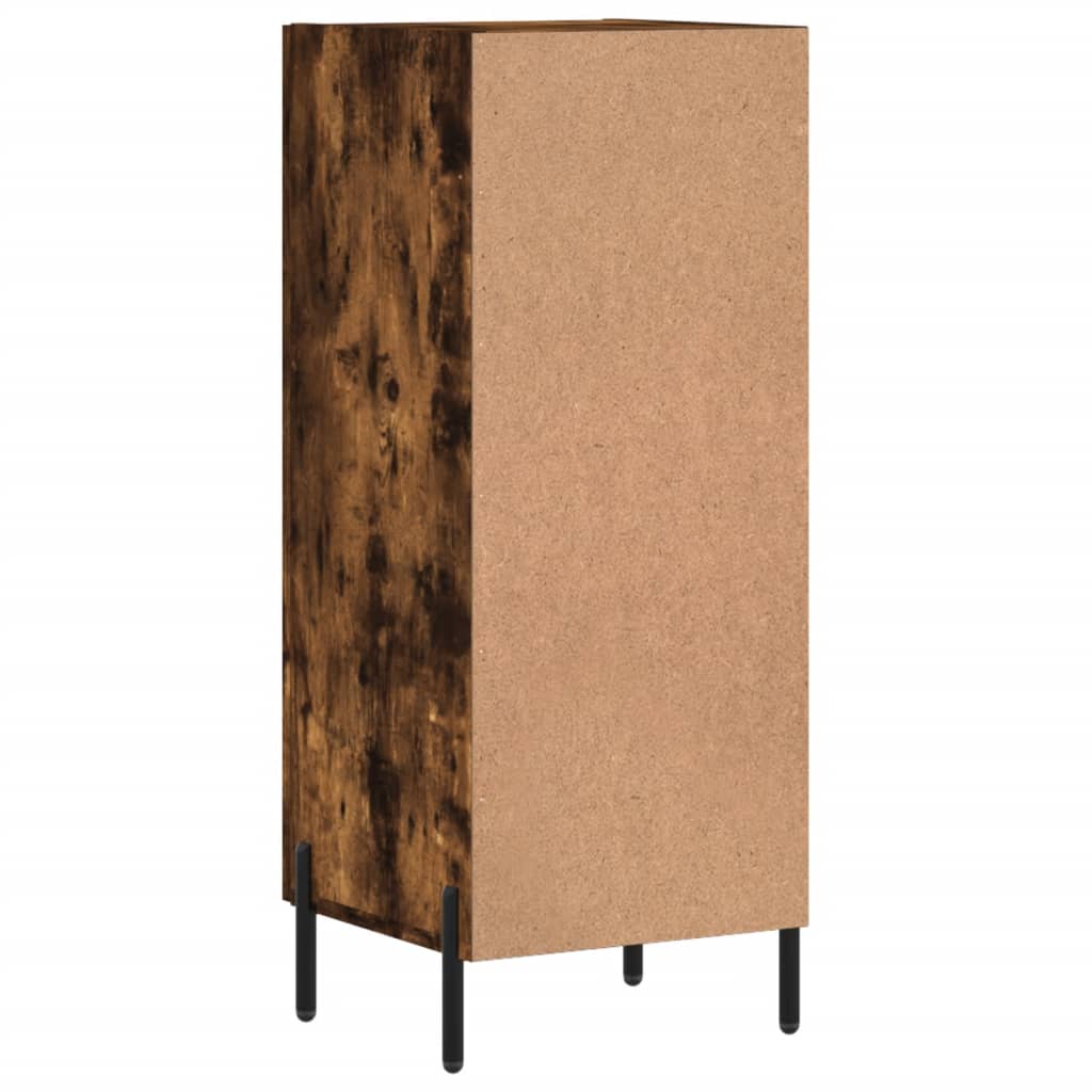 Credenza Rovere affumicato 34,5x34x90 cm MDF