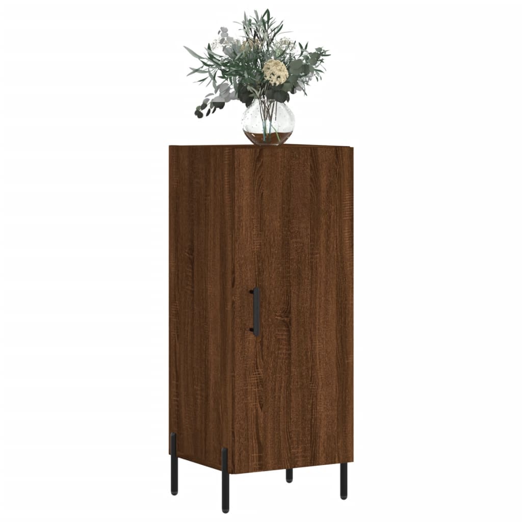 Credenza in rovere marrone 34,5x34x90 cm MDF