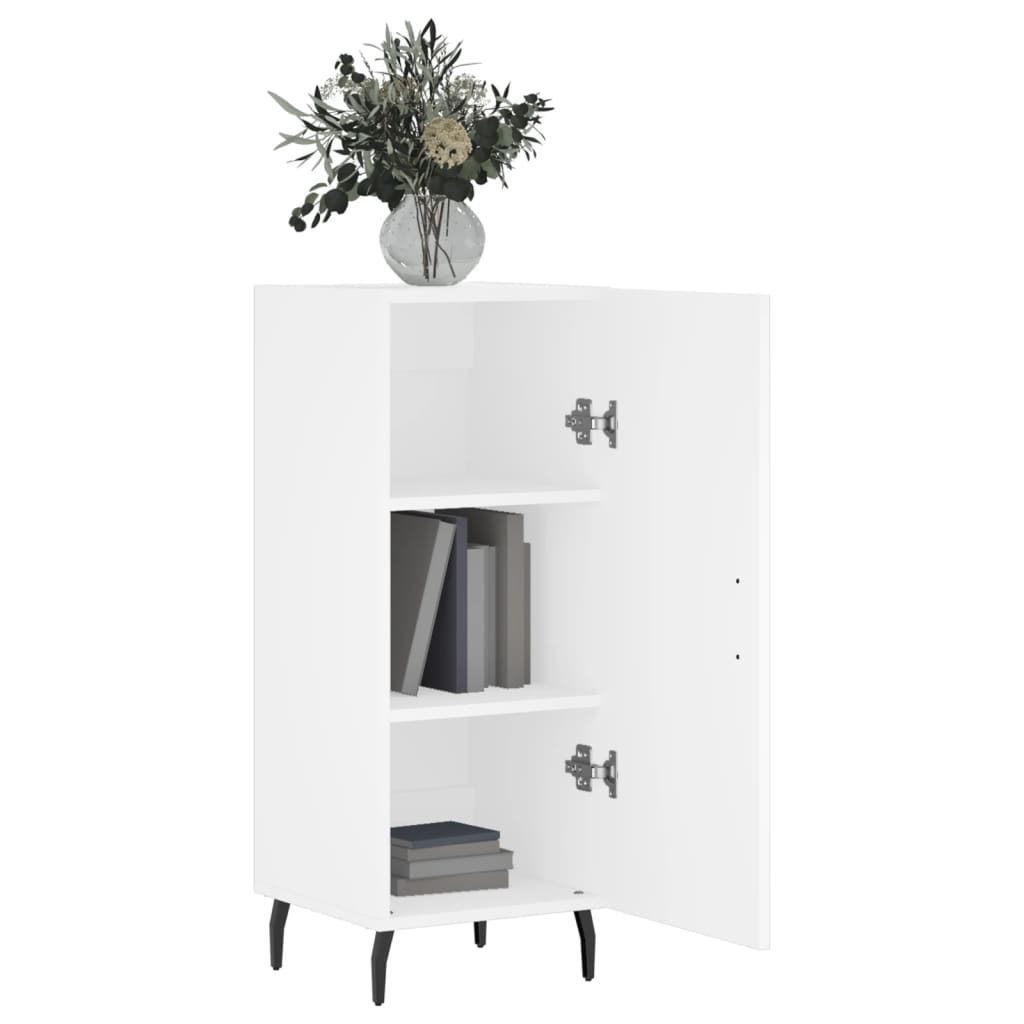 White buffet 34.5x34x90 cm engineering wood