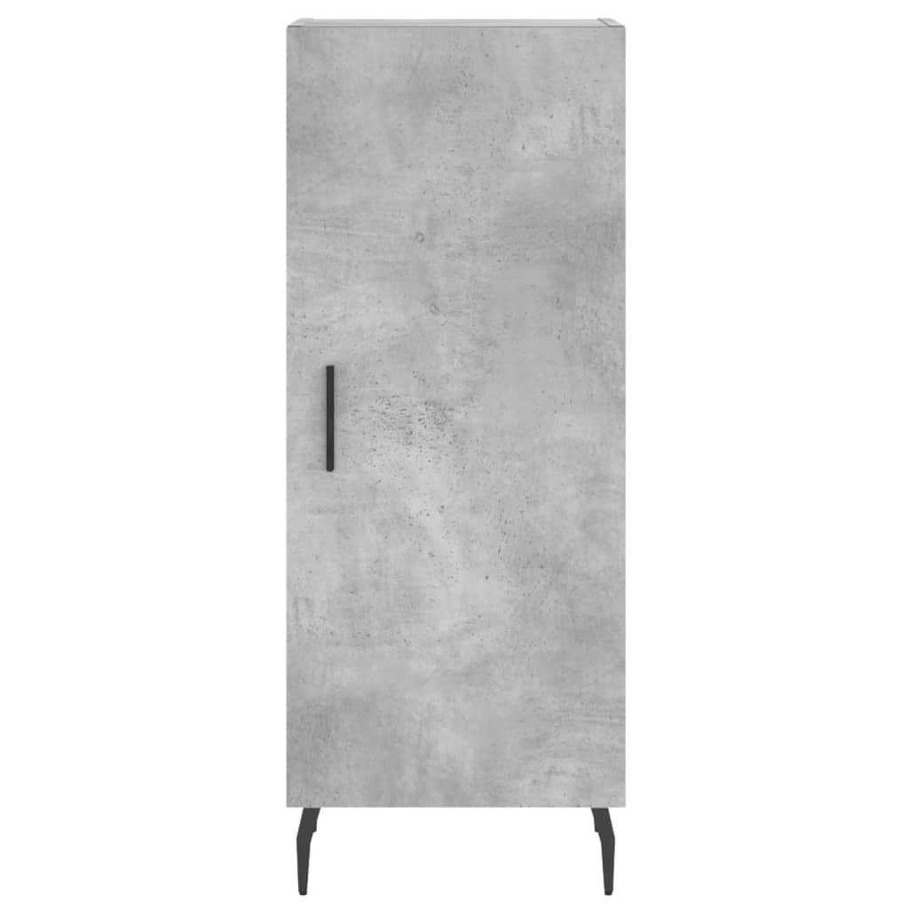 Credenza Grigio cemento 34,5x34x90 cm MDF