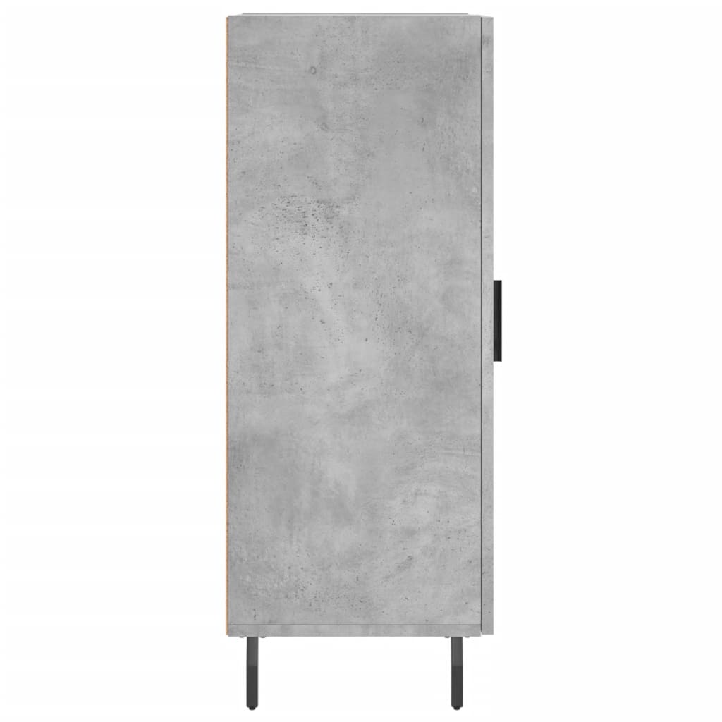 Credenza Grigio cemento 34,5x34x90 cm MDF