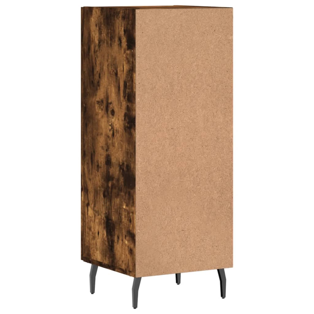 Credenza Rovere affumicato 34,5x34x90 cm MDF