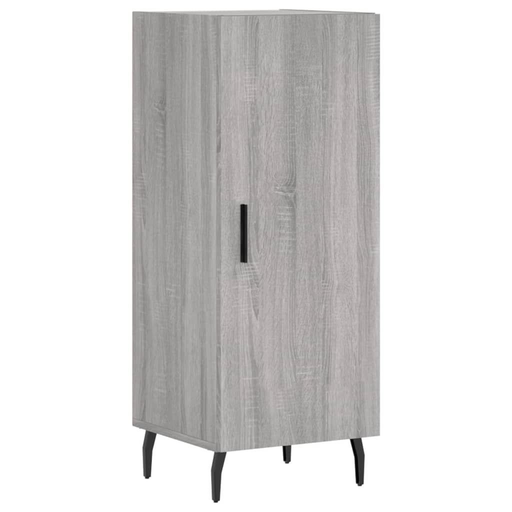 Credenza Sonoma grigia 34,5x34x90 cm MDF