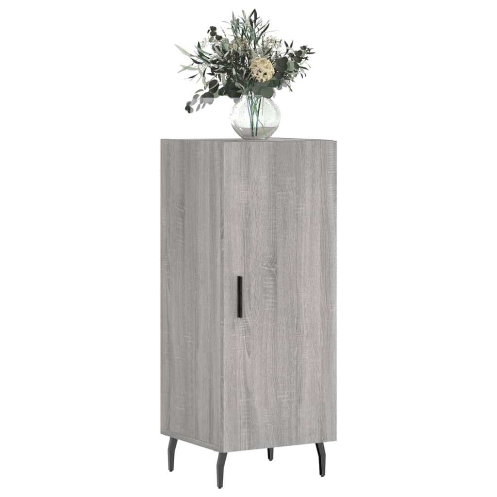 Credenza Sonoma grigia 34,5x34x90 cm MDF