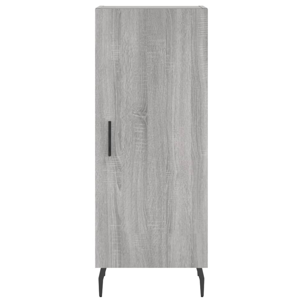 Credenza Sonoma grigia 34,5x34x90 cm MDF