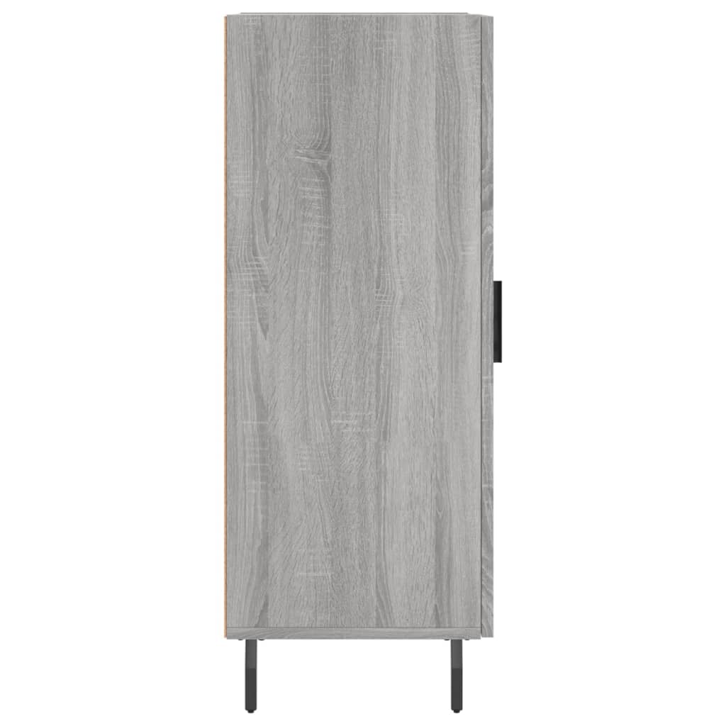 Credenza Sonoma grigia 34,5x34x90 cm MDF