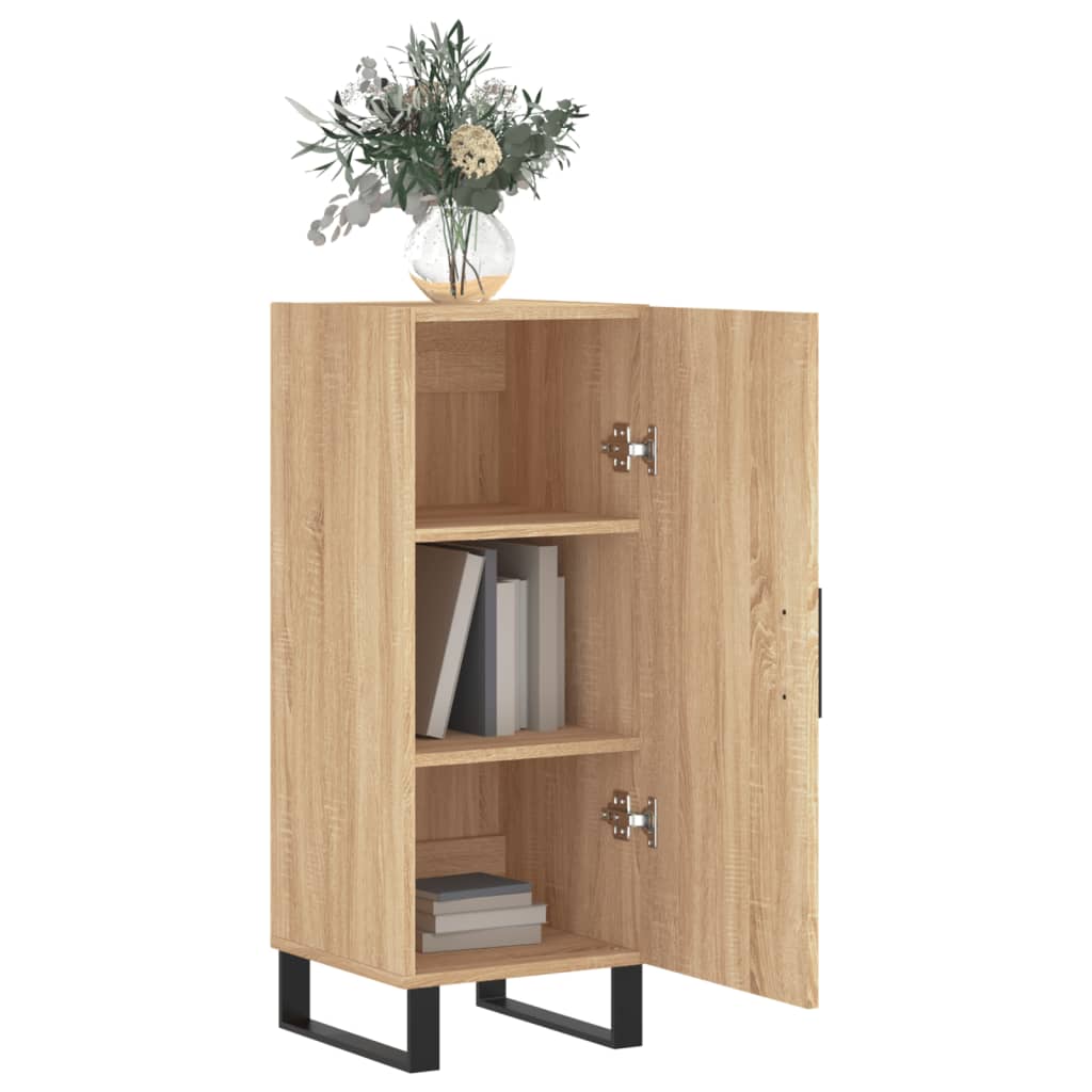 Credenza rovere Sonoma 34,5x34x90 cm MDF