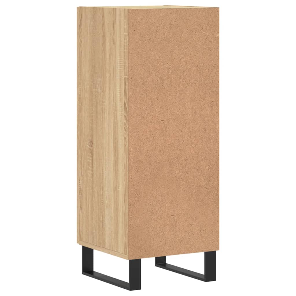 Credenza rovere Sonoma 34,5x34x90 cm MDF