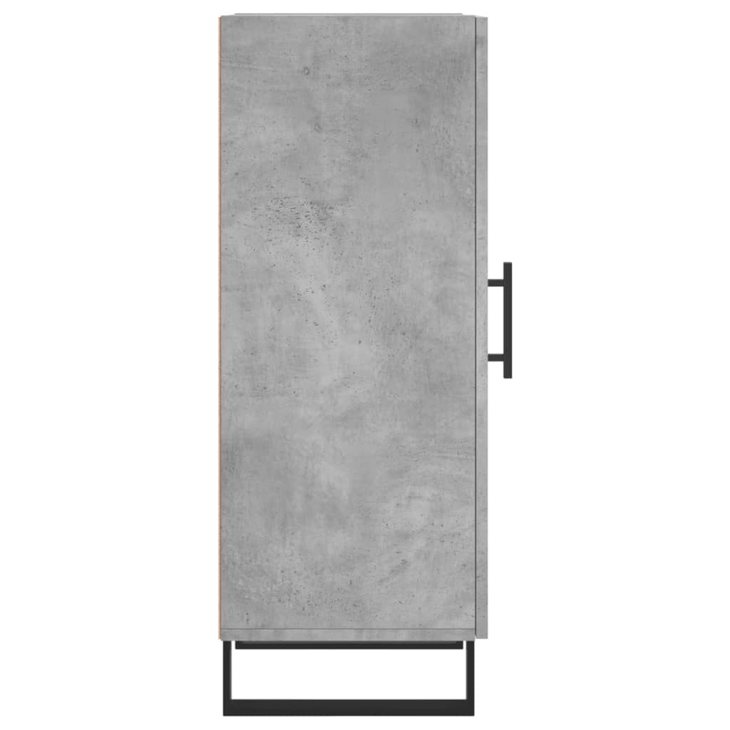 Credenza Grigio cemento 34,5x34x90 cm MDF