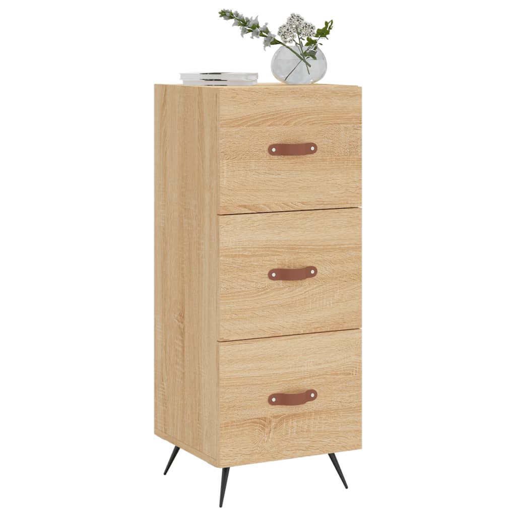 Credenza rovere Sonoma 34,5x34x90 cm MDF