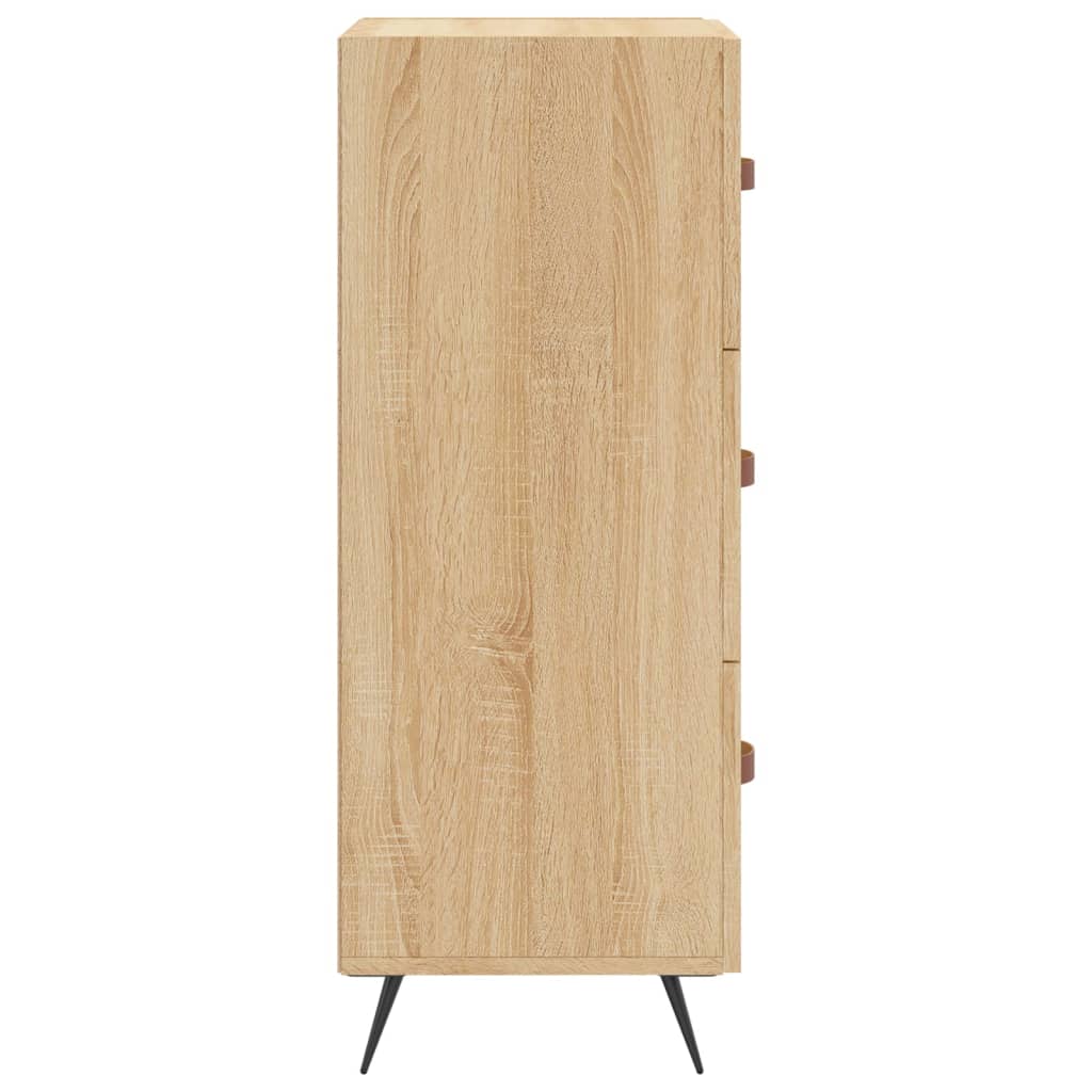 Credenza rovere Sonoma 34,5x34x90 cm MDF