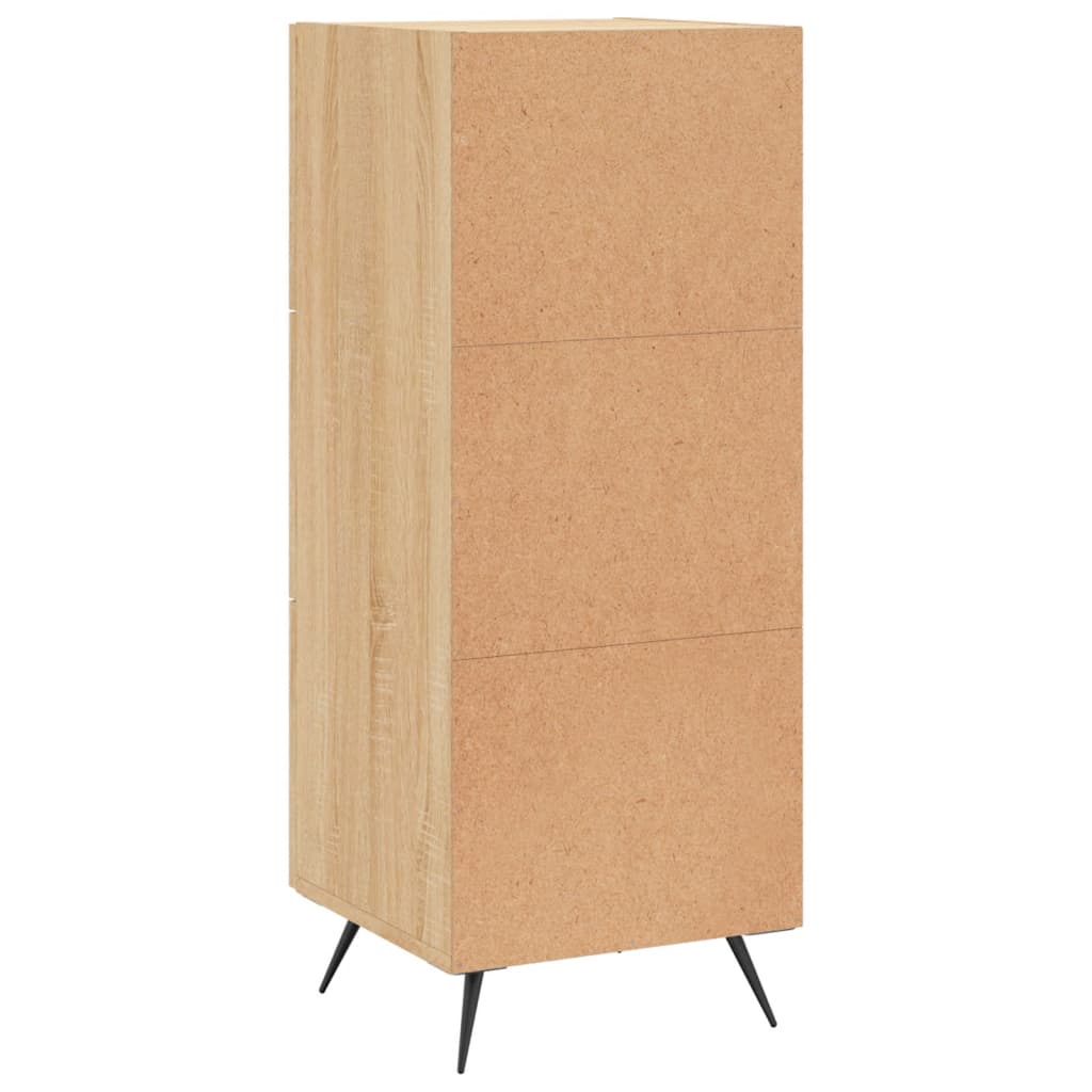 Credenza rovere Sonoma 34,5x34x90 cm MDF