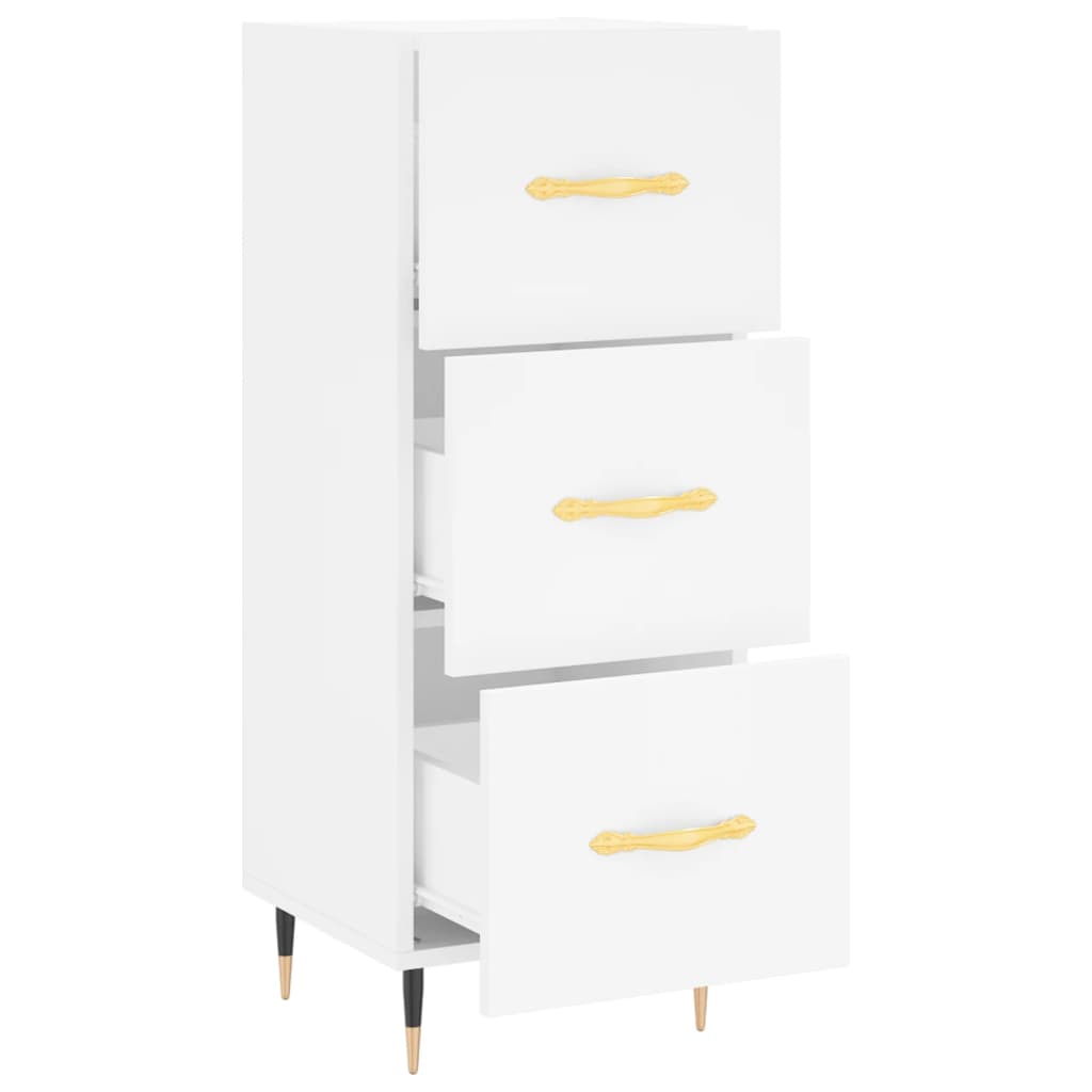 White buffet 34.5x34x90 cm engineering wood