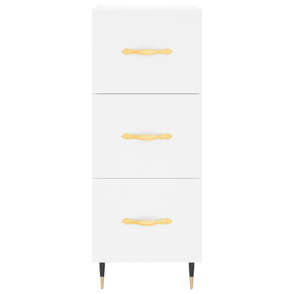 Buffet blanc 34,5x34x90 cm bois d'ingénierie