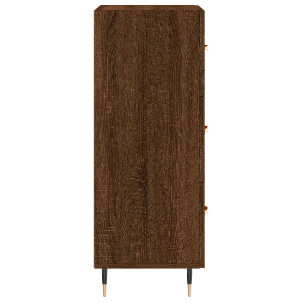 Brown Eichenbuffet 34,5x34x90 cm Ingenieurholz Holz