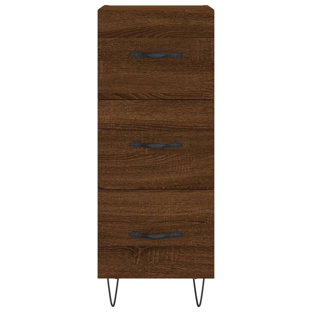 Brown Eichenbuffet 34,5x34x90 cm Ingenieurholz Holz