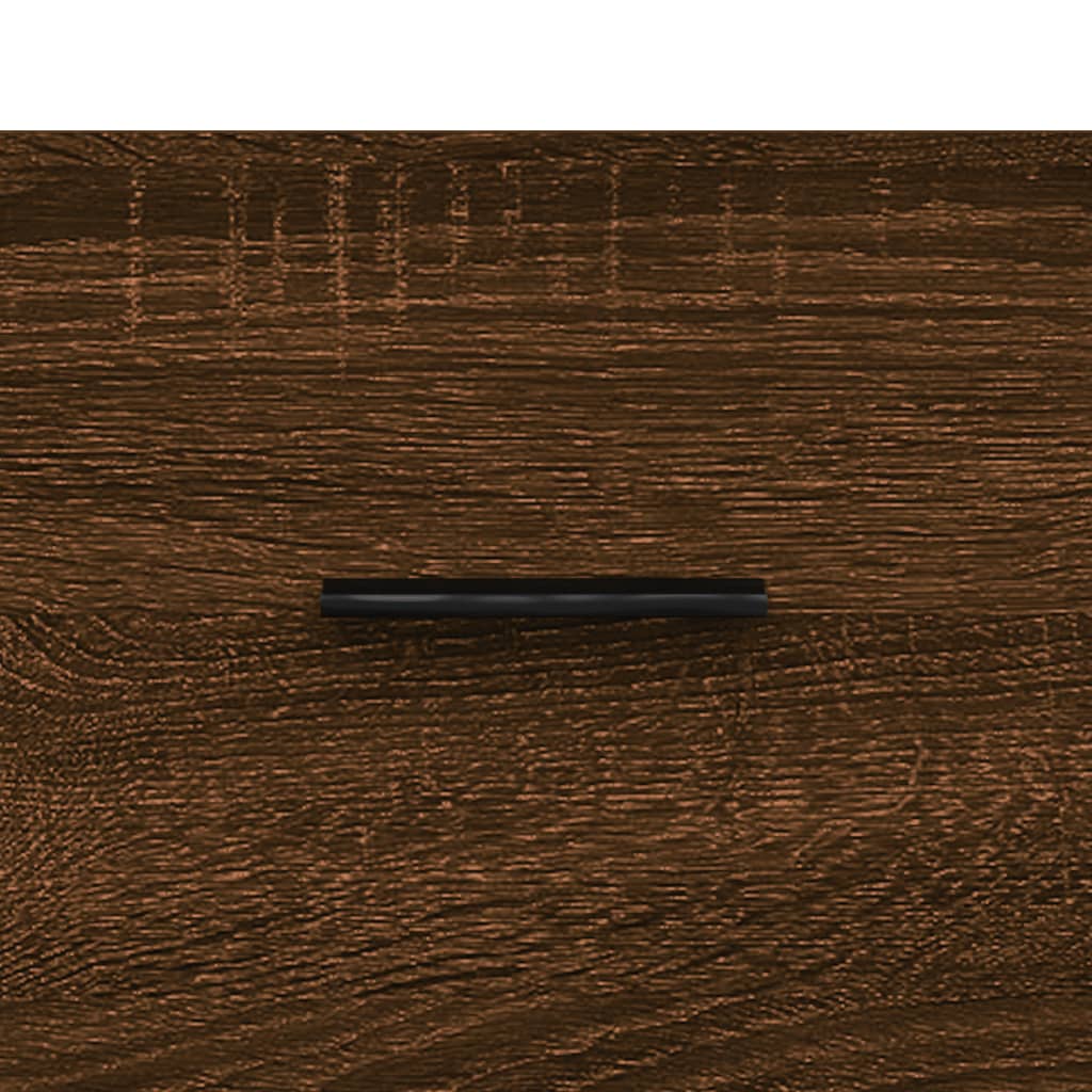 Credenza in rovere marrone 34,5x34x90 cm MDF