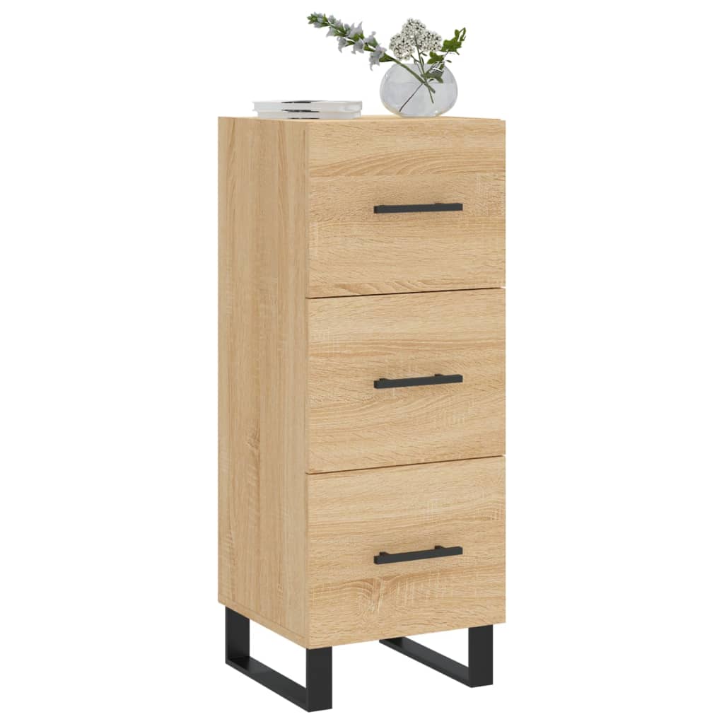 Buffet Chêne sonoma 34,5x34x90 cm Bois d'ingénierie