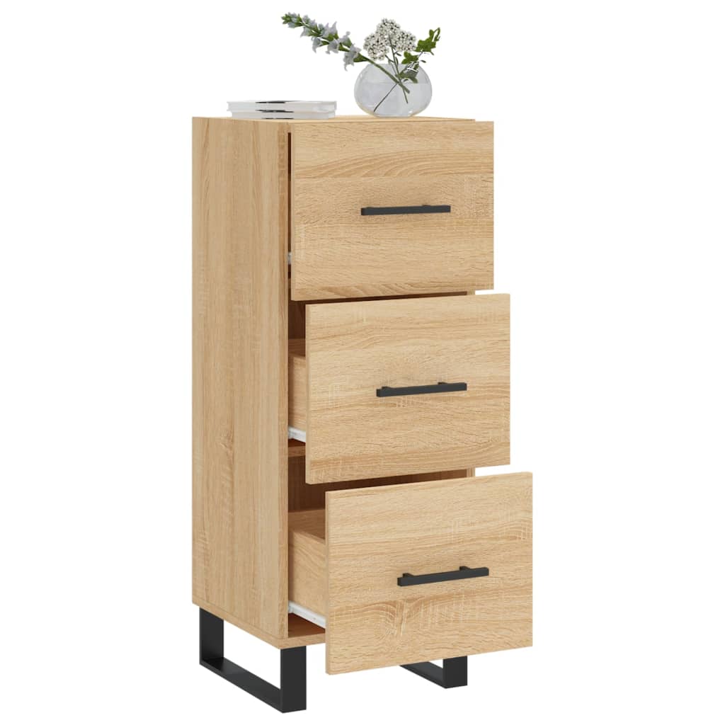 Buffet Chêne sonoma 34,5x34x90 cm Bois d'ingénierie