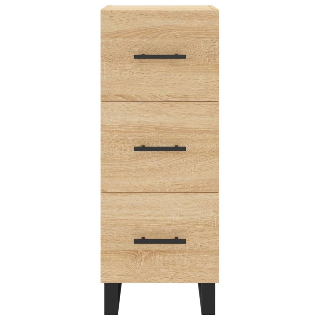 Buffet Chêne sonoma 34,5x34x90 cm Bois d'ingénierie