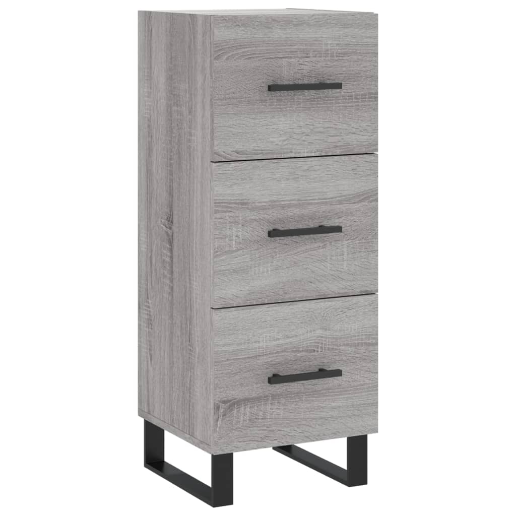 Graues Sonoma -Buffet 34.5x34x90 cm Engineering Holz